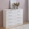 Cômoda Ryad Com 10 Gavetas Branco - D Doro