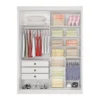 Roupeiro Atenas Cinamomo/Off 2 Portas C/ 1 Espelho 100% MDF Portas Flex Larg. 1.85m D'Doro - Imagem 3