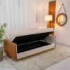 Sofá Cama Ipanema Baú Linho Bege - Imagem 2