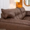 Sofá 3 Lug. Gramado Larg. 2.10m Korino Nobuck Marrom 3051 - Imagem 4