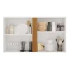 Aéreo Cozinha Pérola Larg. 1.20m Branco/Cinamomo 2 Portas - Sallêto - Imagem 2