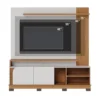 Home Jurerê Larg. 1.80m Off/Freijó para TV até 75" - Colibri - Imagem 2