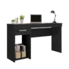 Mesa Office NT 2070 Larg. 1.08m Preto 1 Gaveta Notável - Imagem 3