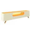 Rack Nobre Larg. 2.10m Off/Naturale C/ Led 100% MDF para TV até 70" - Gelius - Imagem 3