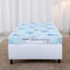 Box Solteiro Korino Branca Ortobel + Colchão Solteiro Dream Soft 100% Espuma D-20 88×188x49 - Ortobom - Imagem 2