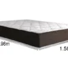 Colchão Queen Clean Marrom 158x198x32 Molas Ensacadas Lestespuma - Imagem 4