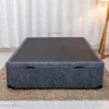 Base Box Baú Casal Prime Confort Corino Petróleo Blindado 138x188x45 - Issacar - Imagem 4