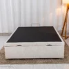 Base Box Baú Casal Prime Confort Corino Palha Blindado 138x188x45 - Issacar - Imagem 4