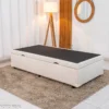 Box Baú Solteiro Prime Confort 88x188x45 Linho Palha Blindado - Issacar - Imagem 2