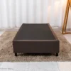 Box Solteiro Sued Marrom 88x188x37 - Ortobel - Imagem 2