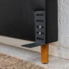 Cabeceira Queen Vitória Korino Preto Larg. 1.60m - Imagem 4