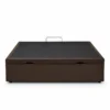Base Box Baú Casal Prime Confort Sued Marrom Blindado 138x188x45 - Issacar - Imagem 3