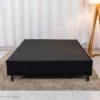 Colchão Casal Airtech 150 Ortopillow Ortopédico D45 Ortobom + Box Casal Sued Preto Ortobel - 138x188x65 | Suporta até 200kg - Imagem 5