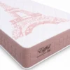 Colchão Solteiro Eiffel Molas Ensacadas Rosa 88x188x26 - Anjos - Imagem 4