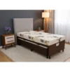 Cama Solteiro Unibox C/ Cama auxiliar Sonho Bom Marrom - Nosso Sonho - Imagem 2