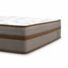 Colchão Casal Due Molas Ensacadas - Viero + Base Box Baú Casal Prime Confort Corino Palha Blindado - Issacar 138x188x71 | Suporta até 240kg - Imagem 2