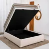 Colchão Casal Due Molas Ensacadas - Viero + Base Box Baú Casal Prime Confort Corino Palha Blindado - Issacar 138x188x71 | Suporta até 240kg - Imagem 3