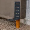Cabeceira Casal Itália Veludo Cinza Larg. 1.40m - Imagem 4