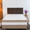 Painel Casal 1.40 Lavínia Veludo Marrom - Imagem 3