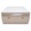Colchão Casal Airtech Springpocket Molas Ensacadas Ortobom + Box Baú Casal Prime Confort Korino Linho Palha Blindado Issacar - 138x188x70 | Suporta até 240kg - Imagem 2