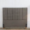Cabeceira Casal Roma Veludo Cinza Larg. 1.40m - Imagem 3