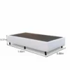 Box Solteiro Korino Branca 88x188x37 - Ortobel - Imagem 3